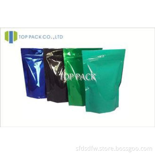 500ml Foil Liquid Stand Up Pouches Colorful Gravure Printin